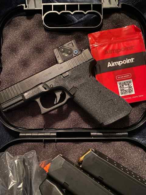 Glock 45 COA Aimpoint Optic 9mm, LNIB