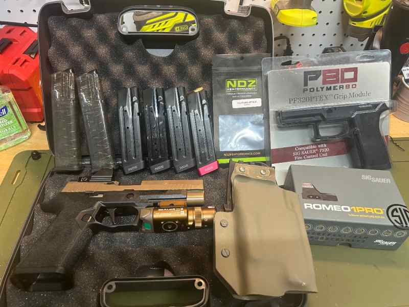 REDUCED! Upgraded Sig P320 VTAC 