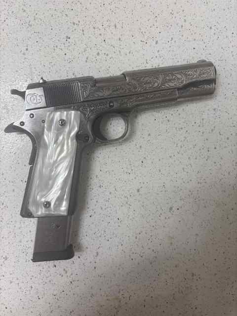 Engraved RIA 45 acp