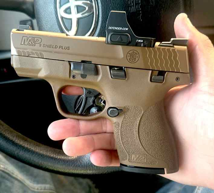 FDE shield plus with vortex CCW red dot 