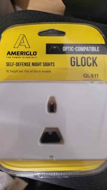 Ameriglo Suppressor Night Sights - Orange