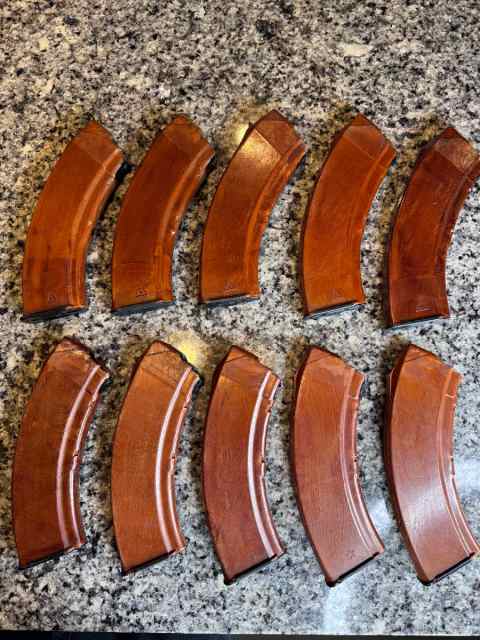 Russian Bakelite 7.62x39 AK-47 Magazines