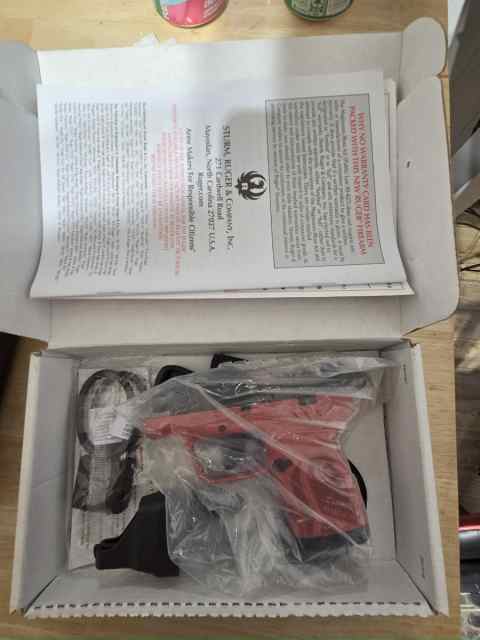 New Ruger LCP MAX Red Titanium 380 Auto Very Nice