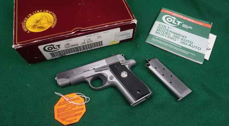1989 Colt Government 380 STS High Polished