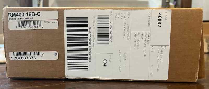 Sig Sauer M400 New in Box
