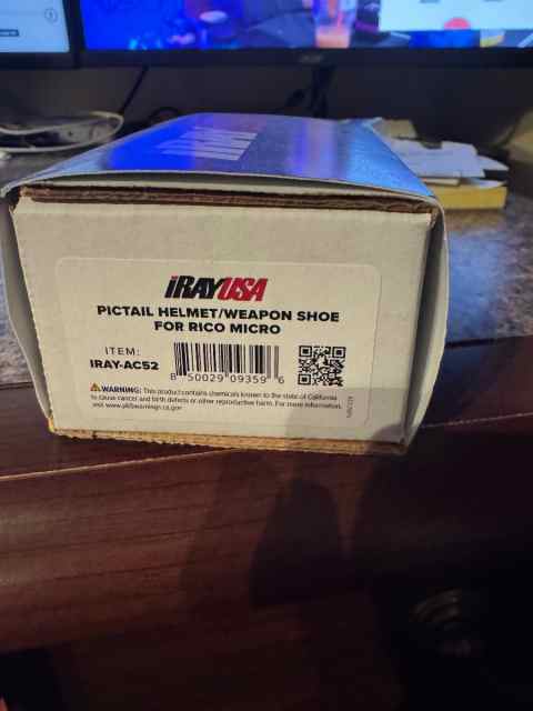 IRay USA infiray pictail helmet mount ac52