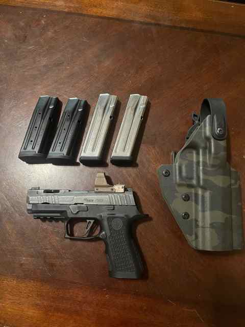 Sig Sauer P320 X-Carry Spectre with Deltapoint Pro