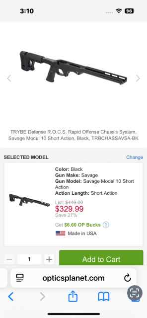 Savage 110 6arc