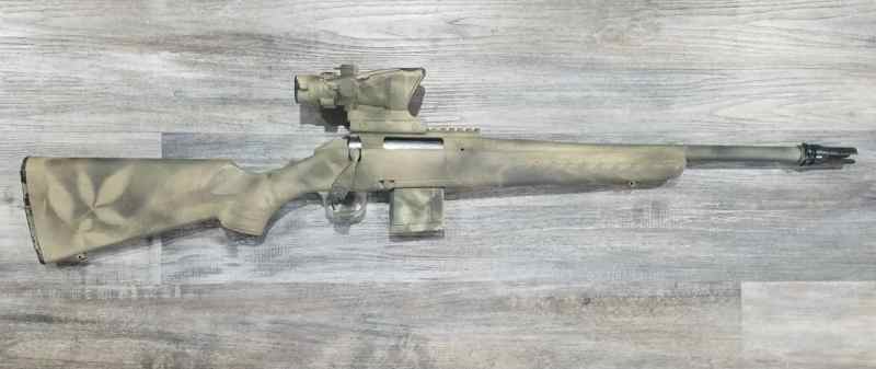 Ruger American Ranch 300 BLK with ACOG