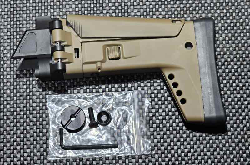 JAKL F5 folding stock (includes adapter) -FDE