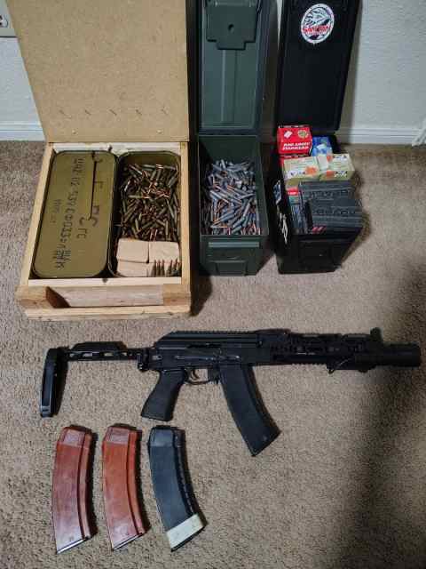 PSA AK-105 5.45 x 39 with ammo.