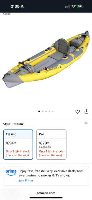 Advanced Elements Straitedge Angler 