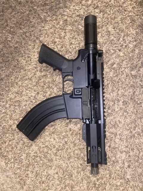 2 Micro 556’s and 7.62 arp’s