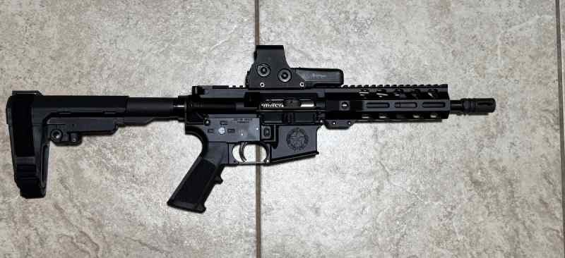 Circle star AR15 .300 blackout 7.5” pistol w/brace