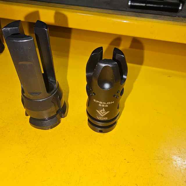 Epsilon VG6 and Dead Air Keymo muzzle devices