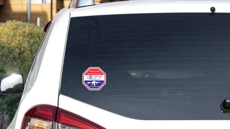 NI428 This Home is Protected By the 2nd Amendment Decal 5-Inches By 5-Inches-01.jpg