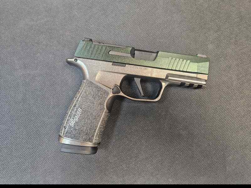 Sig Sauer P365X Macro Cypress Raptor Cerakote
