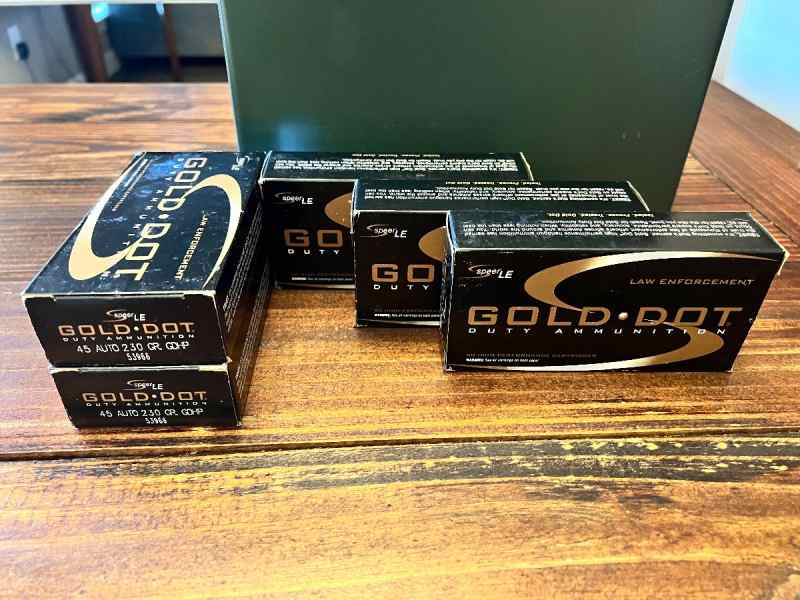 Speer Gold Dot .45acp 230gr LE GDHP