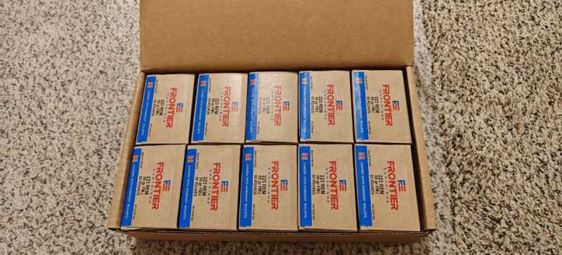 500 Rounds Hornady Frontier 223 Rem 55GR Ammo
