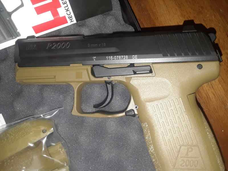 H&amp;K P2000VP3 FDE....800.00 in Quitman