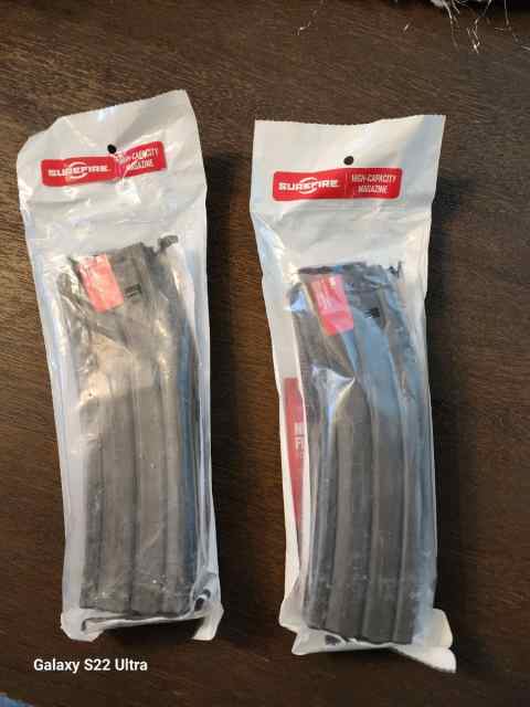 WTS:Surefire 60 rd mag.1 used. updated 6/8!