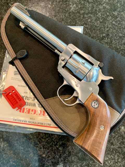 1988 Ruger Single-Six Stainless 5.5” New Model .22